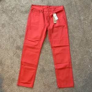 Red Levi’s Jeans